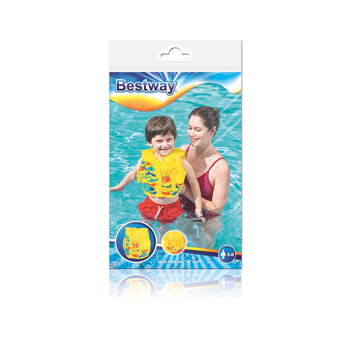 Inflatable Swim Vest Bestway 41 x 30 cm Crab 3-6 years