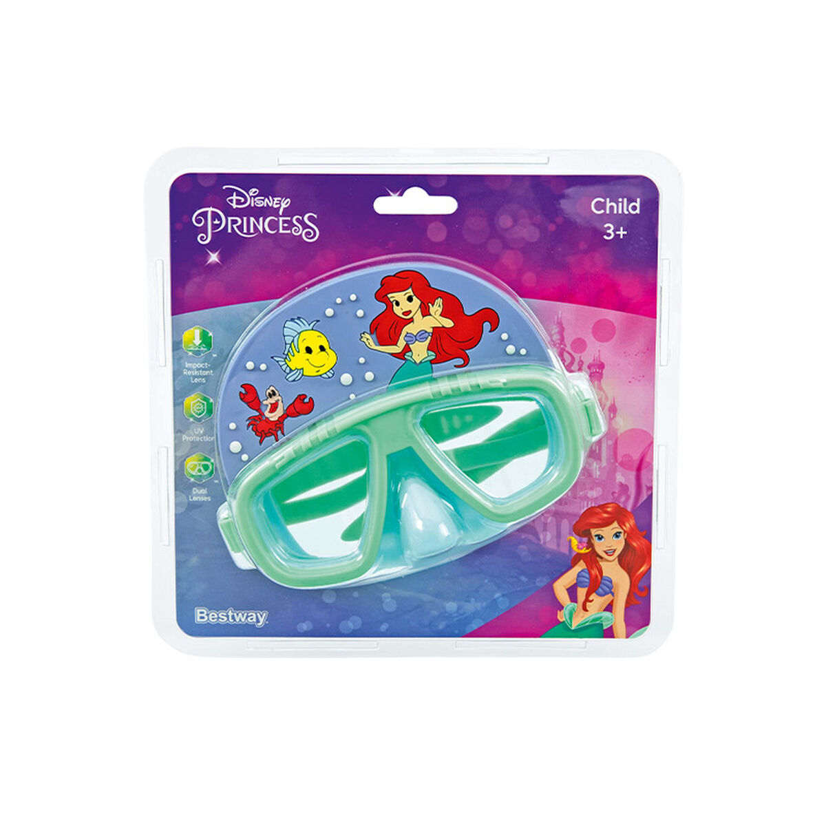 Children’s Swimming Goggles Bestway Green Multicolour