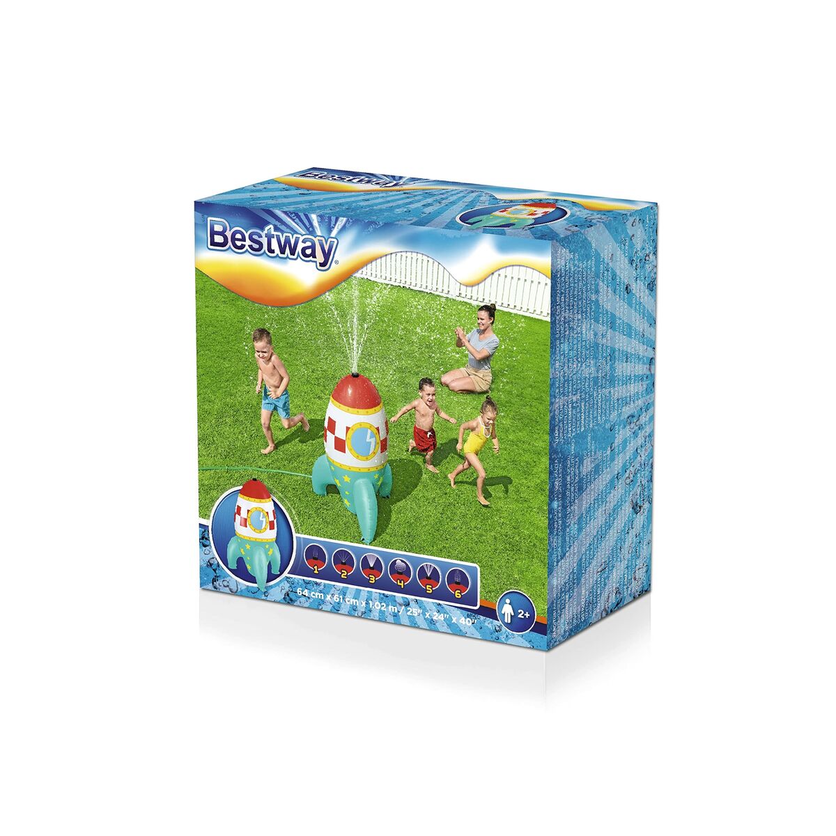 Water Sprinkler and Sprayer Toy Bestway Plastic 64 x 61 x 102 cm 61 x 64 x 102 cm Spaceship