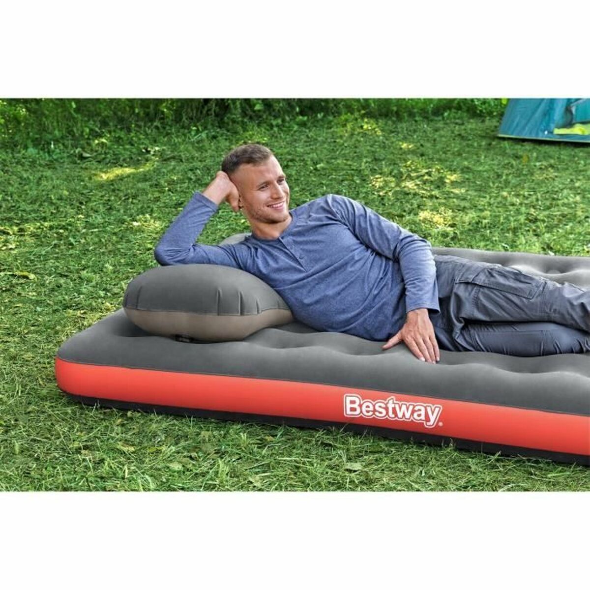 Air Bed Bestway Roll & Relax 67703 203 x 152 x 22 cm 203 x 183 x 22 cm