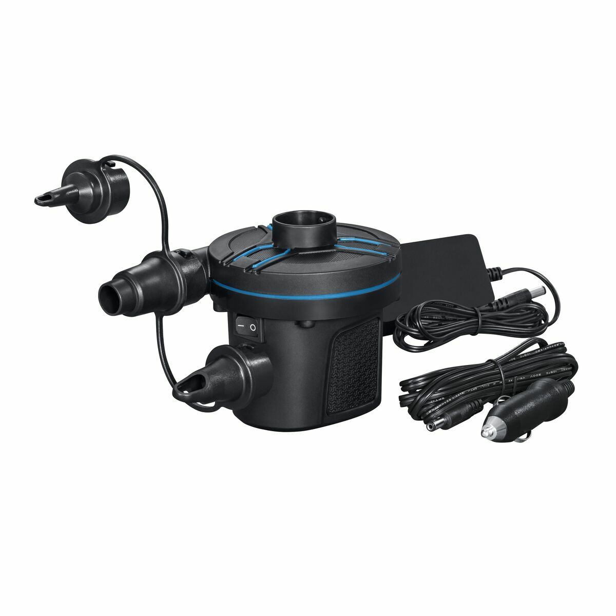 Bestway Electric Pump Plug & Car Cigarette Lighter 11.3×10.1×10.7 cm 490 L/min Inflatable Bestway Electric Pump Plug & Car Cigarette Lighter 11.3×10.1×10.7 cm 490 L/min Inflatable