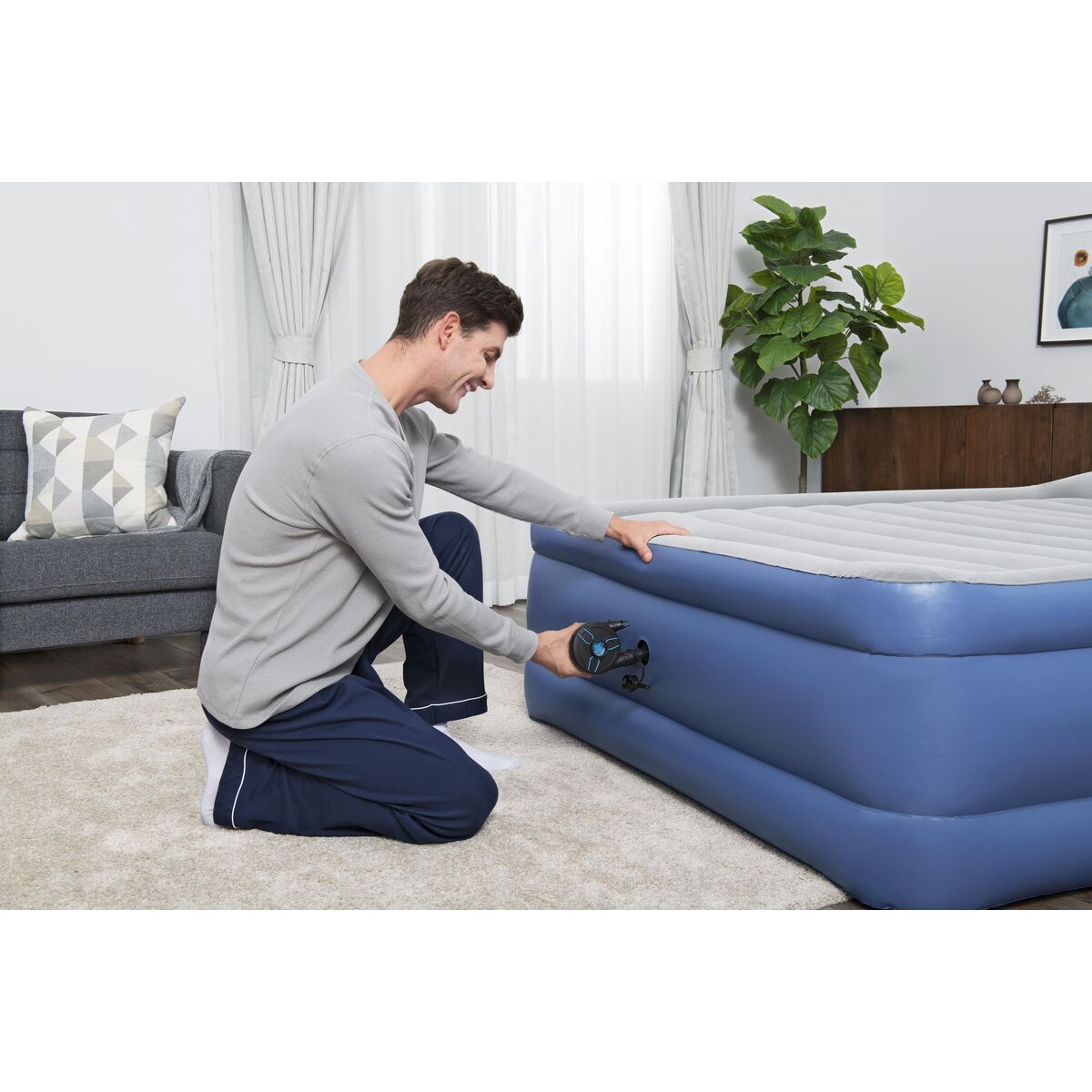 Bestway Rechargeable Electric Pump 11.5×10.1×10.4 cm 565 L/min Inflatable & Camping 62260