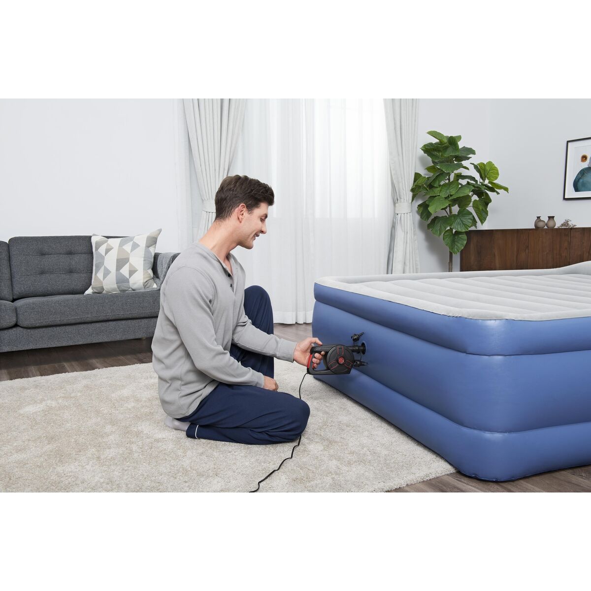 Bestway Electric Pump Plug 20.3×12.3×12.4 cm 1100 L/min Inflatable & Camping 62258