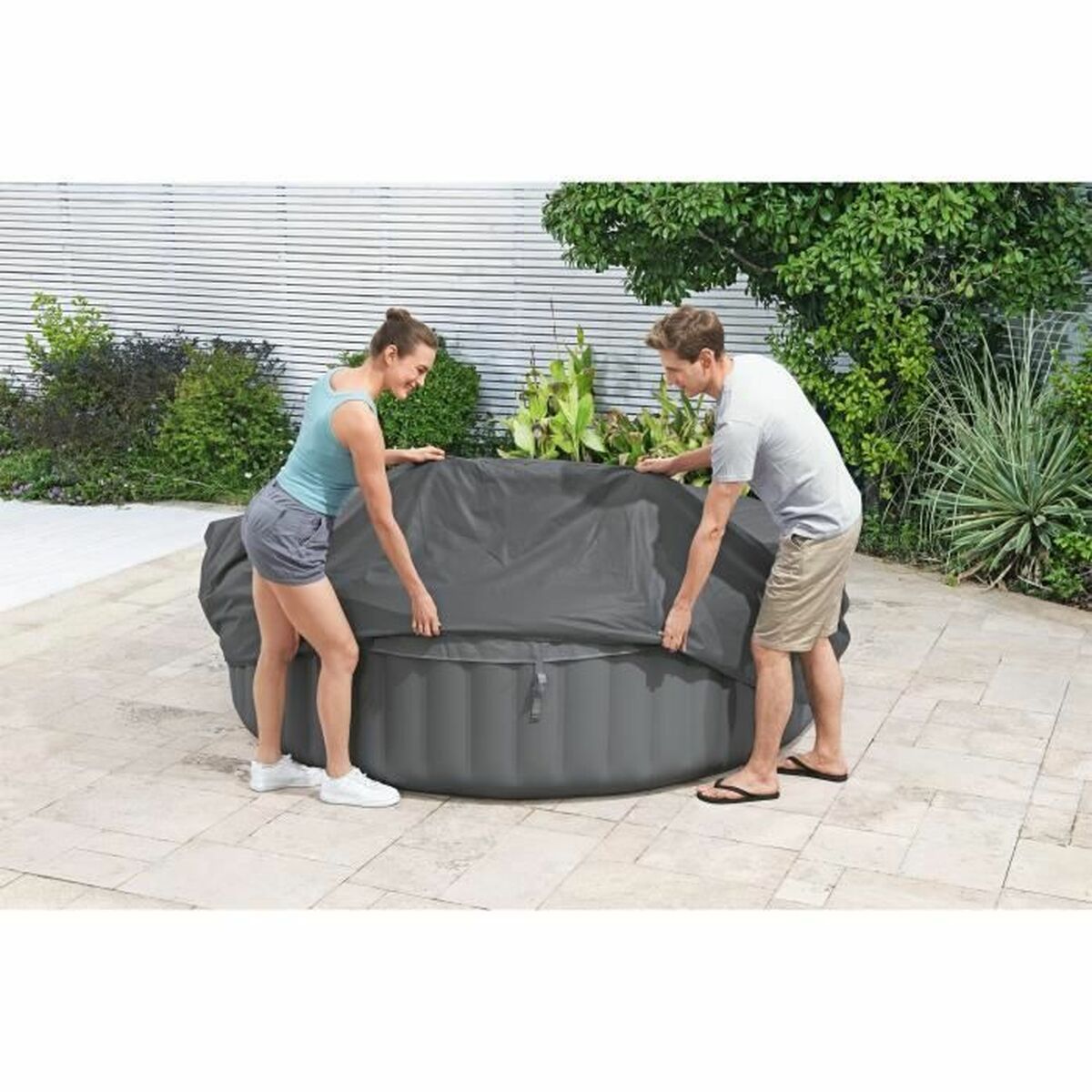 Swimming Pool Cover Bestway LAY-Z-Spa Energysense  Grey