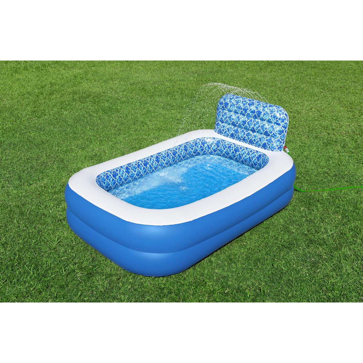Bestway Inflatable Silicone Pool with Sprinkler 229x152x196 cm +6 Years Garden 54451