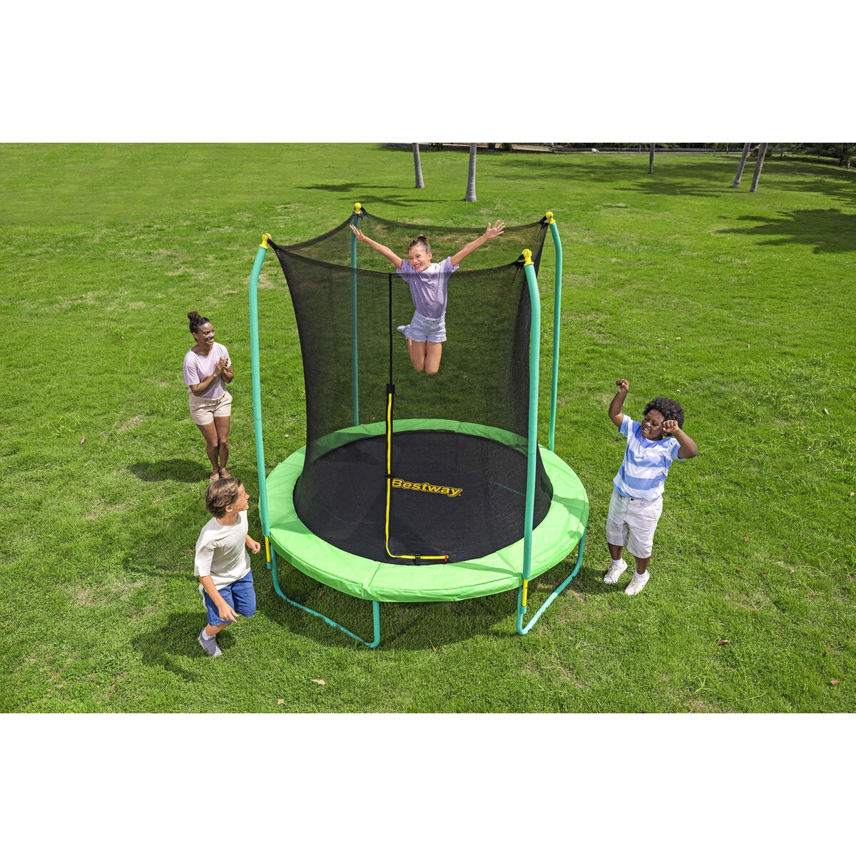 Bestway Kids Trampoline 244×220 cm +6 Years Garden 59102