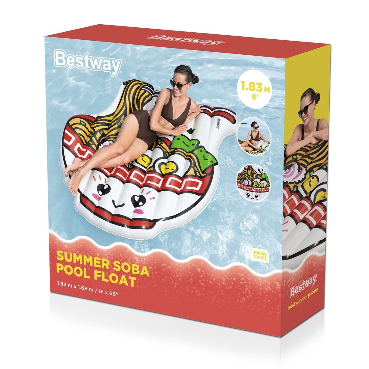 Bestway Inflatable Ramen Bowl 183×168 cm Beach & Pool 43841