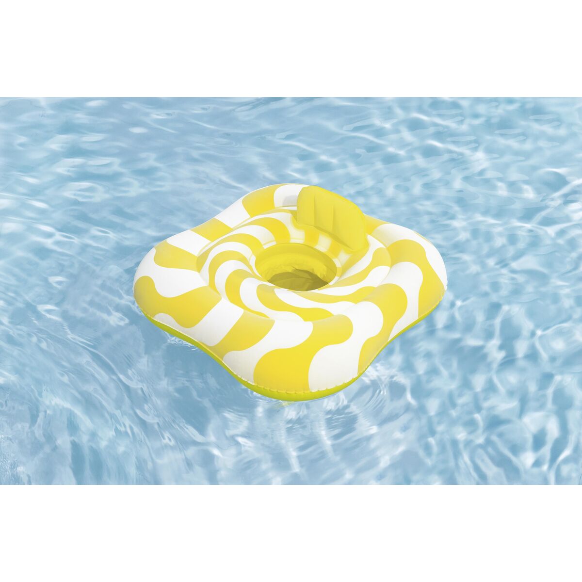 Bestway Inflatable Float 2 Rings Baby Seat 79×79 cm 1-2 Years Garden Pool Beach 32298
