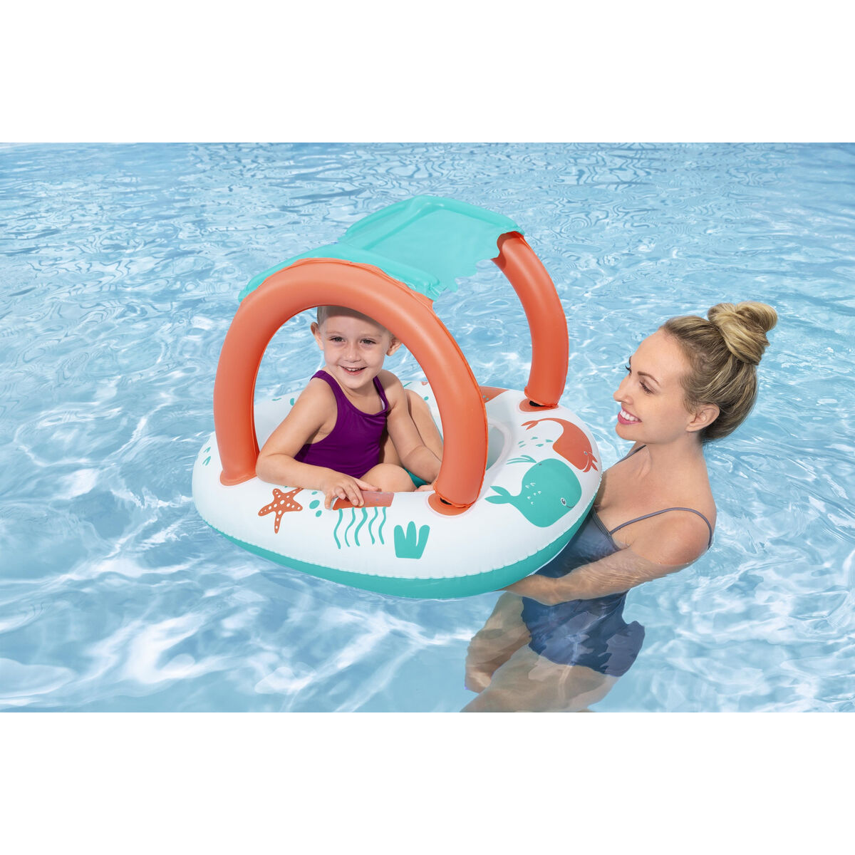 Bestway Inflatable Kids Boat Comfort 84×67 cm +3 Years Beach Pool 34203