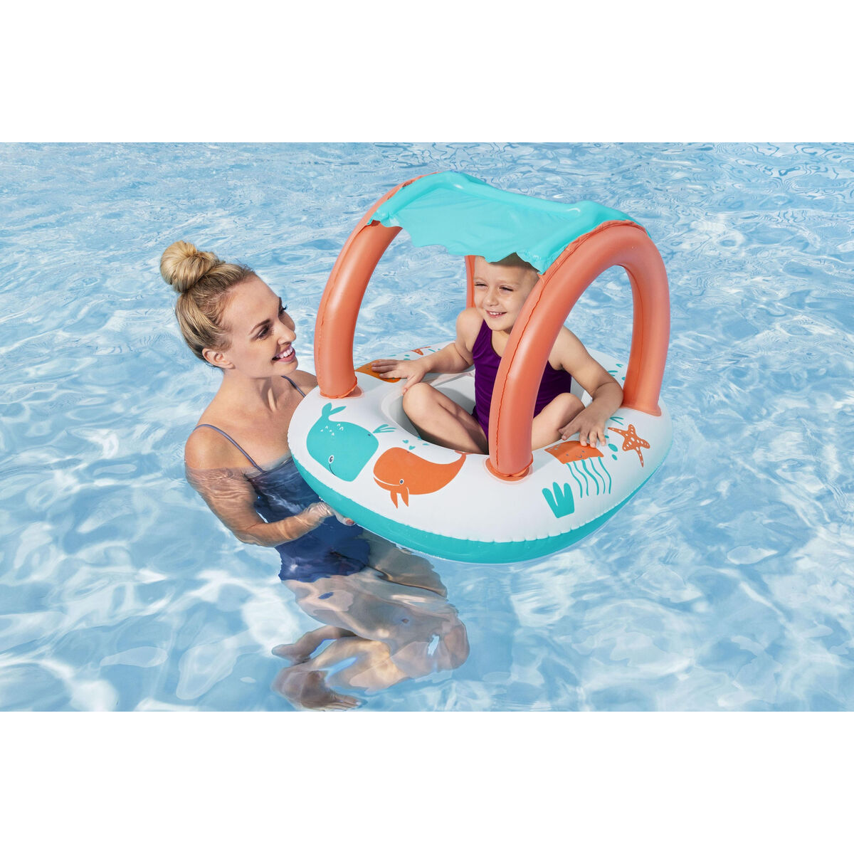 Bestway Inflatable Kids Boat Comfort 84×67 cm +3 Years Beach Pool 34203