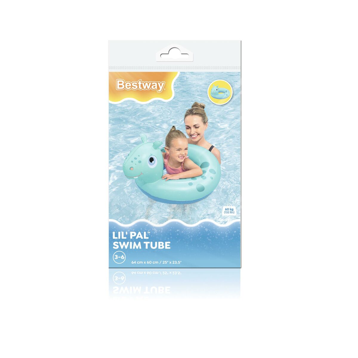 Bestway Inflatable Animal Float Assorted 64×60/68×66/73.5×66 cm 3-6 Years Beach Pool