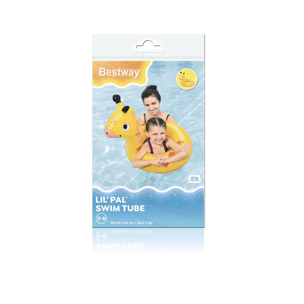 Bestway Inflatable Animal Float Assorted 64×60/68×66/73.5×66 cm 3-6 Years Beach Pool