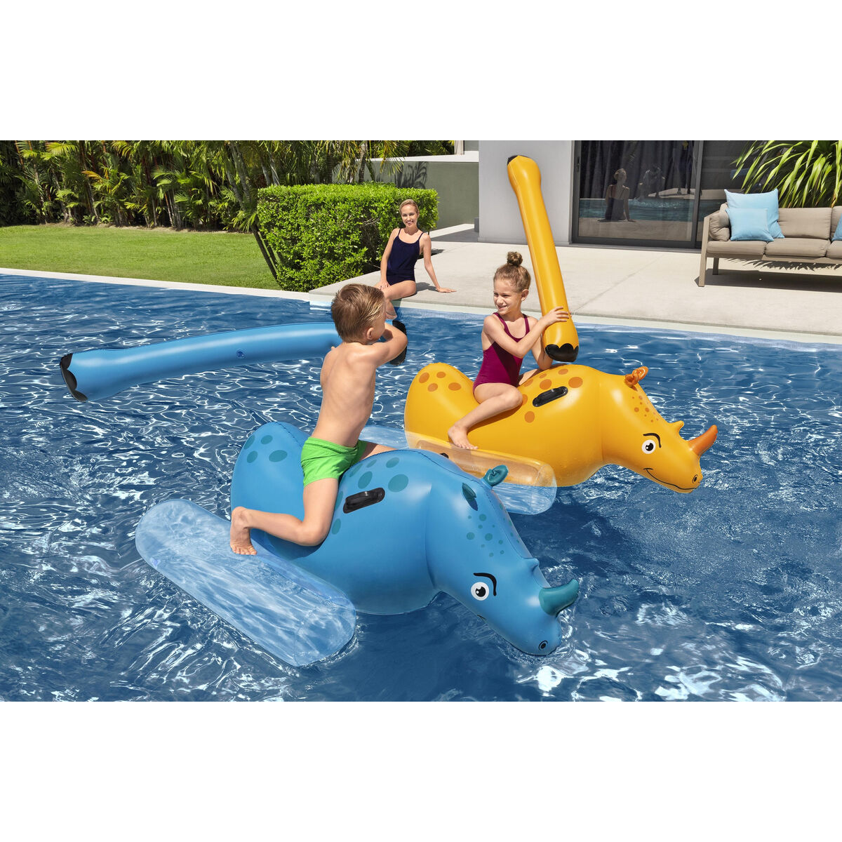 Bestway Inflatable Game Rhinoceros Fight 153×77 cm +3 Years Pool 41522