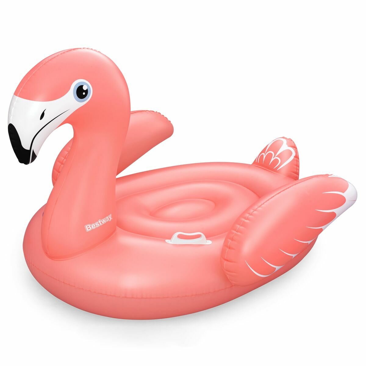 Bestway Inflatable Flamingo with Handles 168×120 cm +3 Years Beach Pool 41526