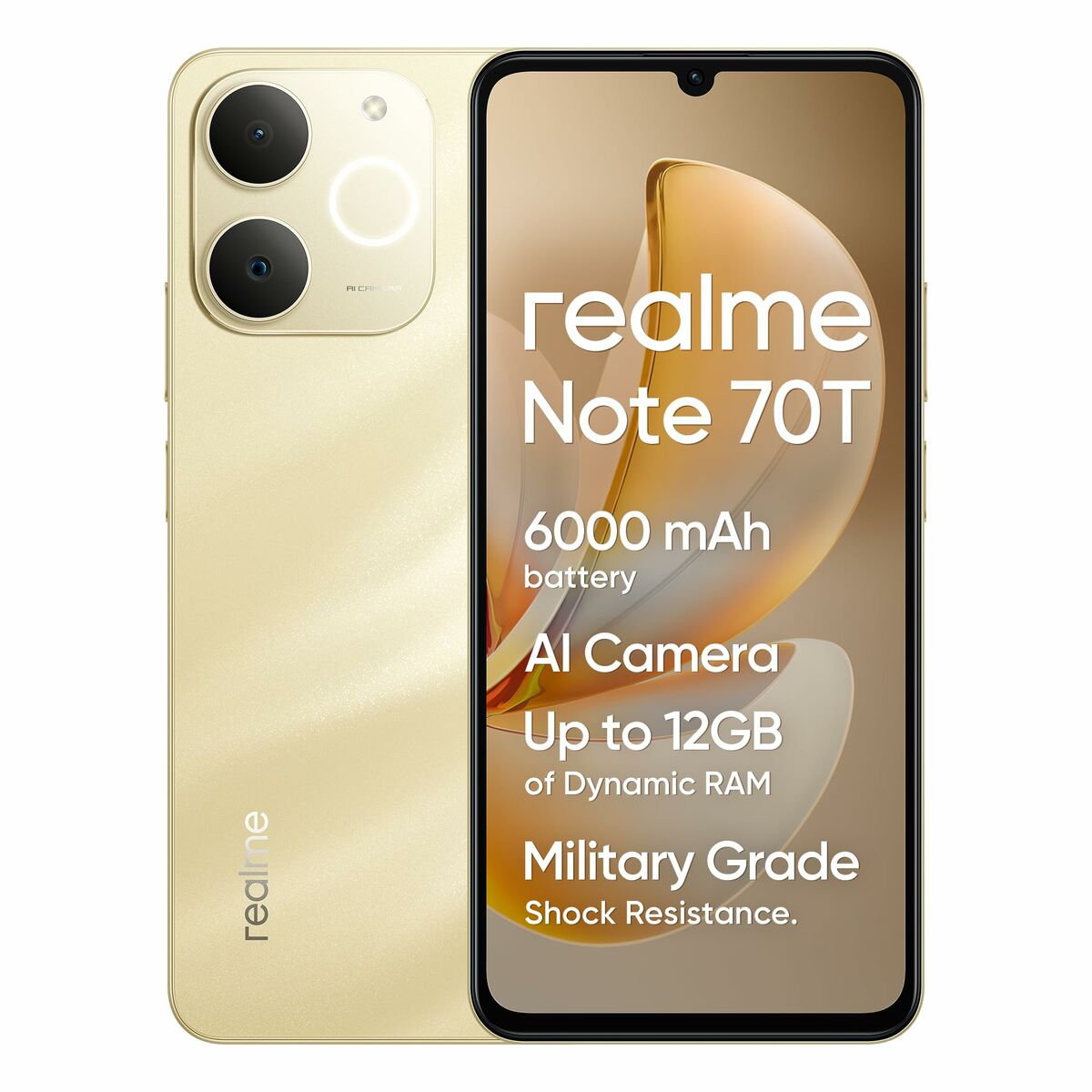 Smartphone Realme RMX5313 6,74″ Octa Core 4 GB RAM 64 GB Gold