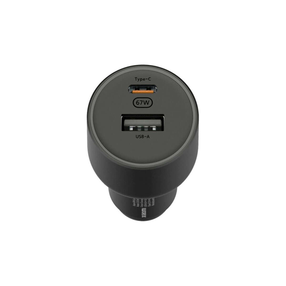 Universal USB Car Charger + USB-C Cable Xiaomi BHR6814GL Black 55 W