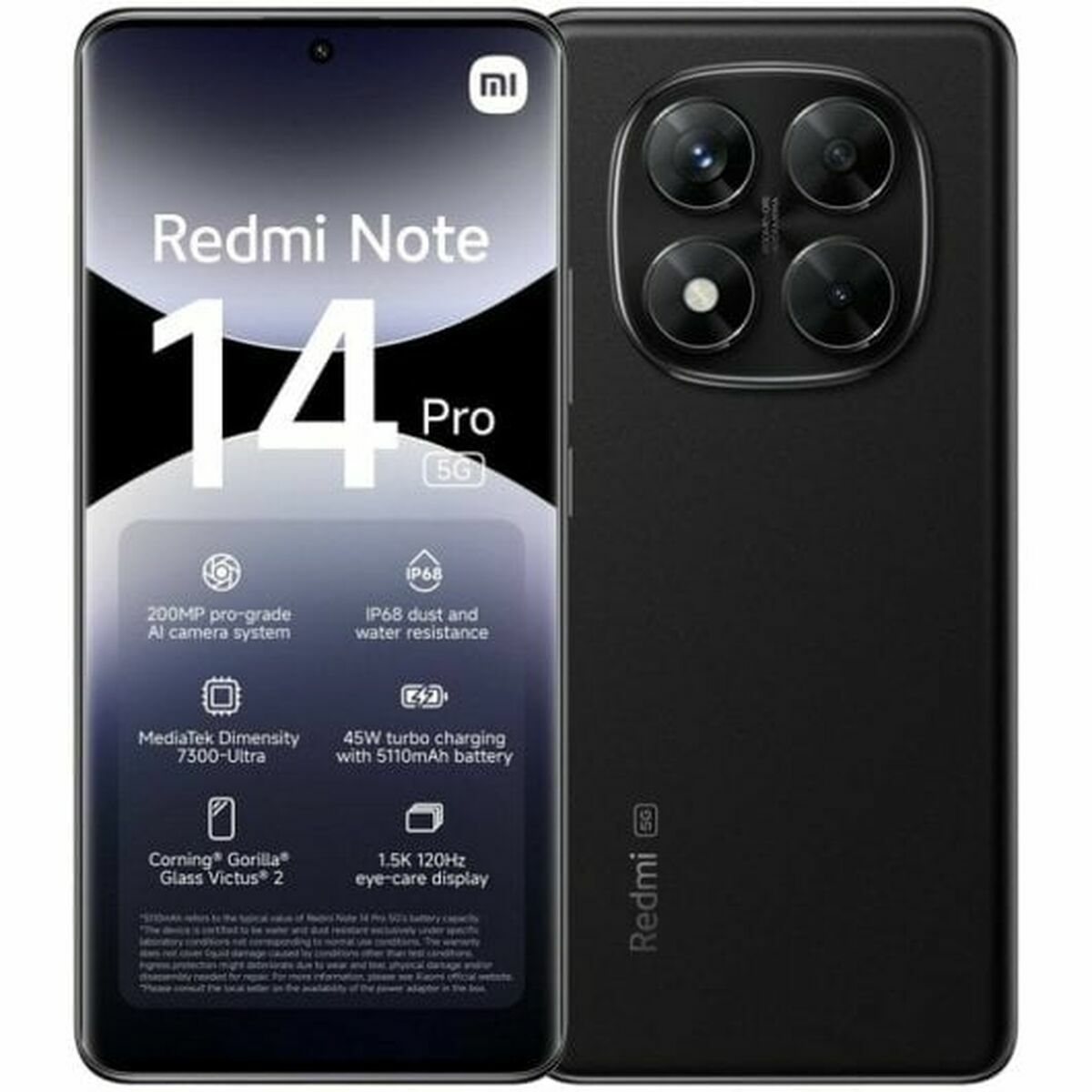 Smartphone Xiaomi Redmi Note 14 Pro 6,67″ 12 GB RAM 512 GB Black