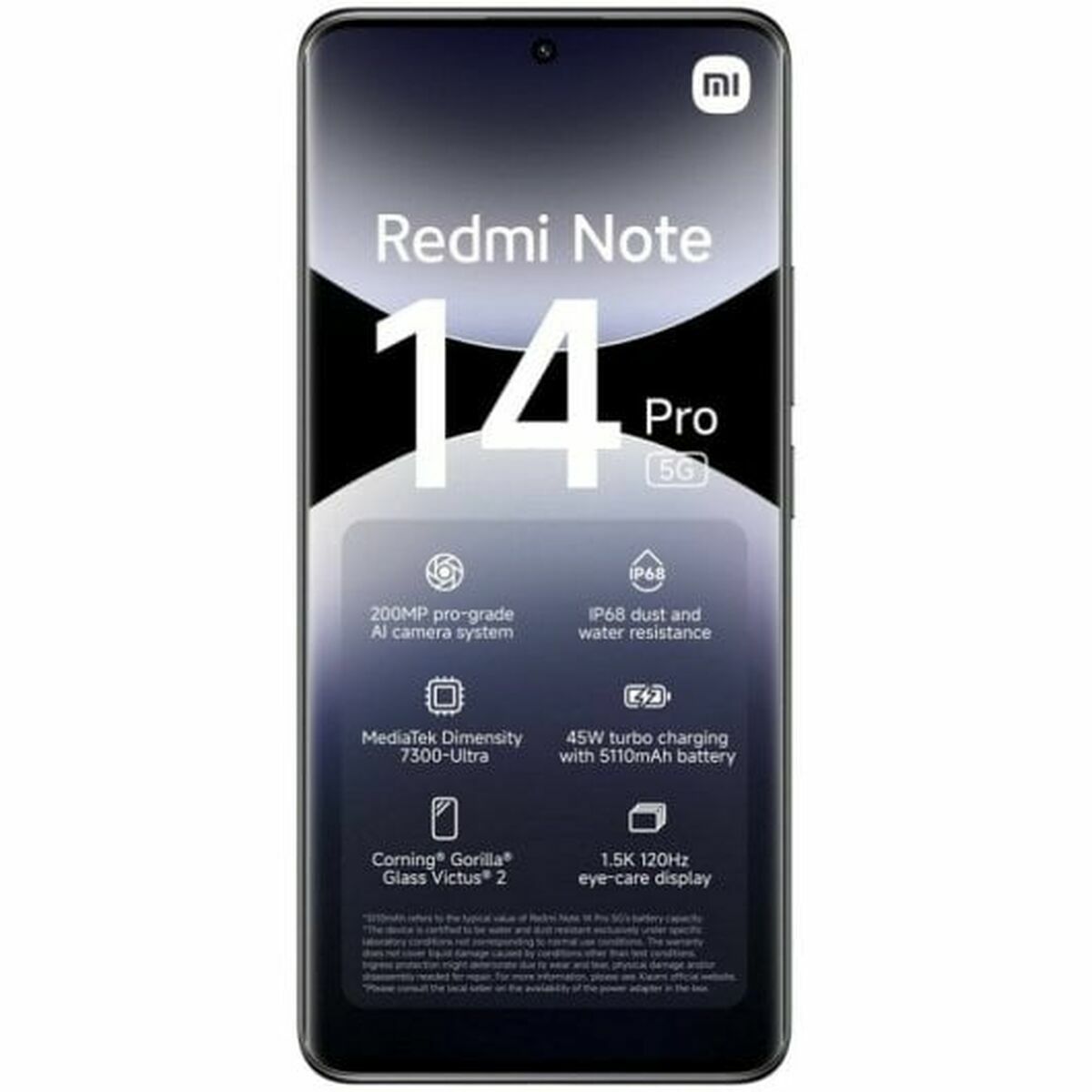 Smartphone Xiaomi Redmi Note 14 Pro 6,67″ 12 GB RAM 512 GB Black