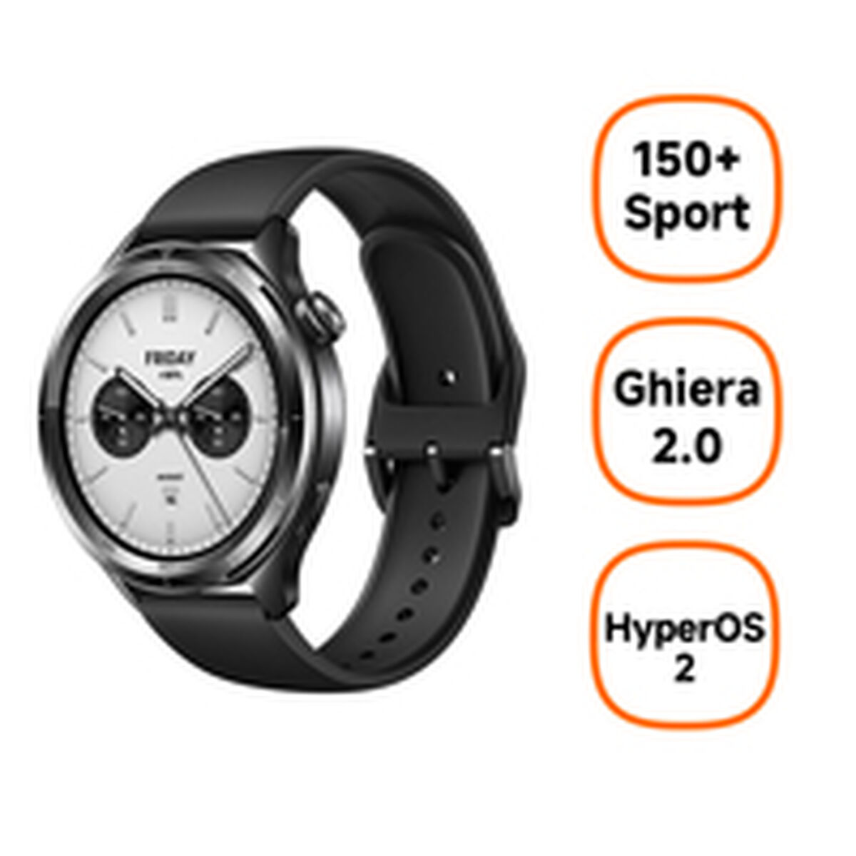 Smartwatch Xiaomi BHR9195GL Black 1,43″