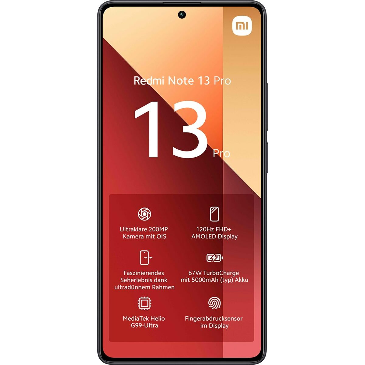Smartphone Xiaomi Redmi Note 13 Pro 6,67″ 8 GB RAM 256 GB Black