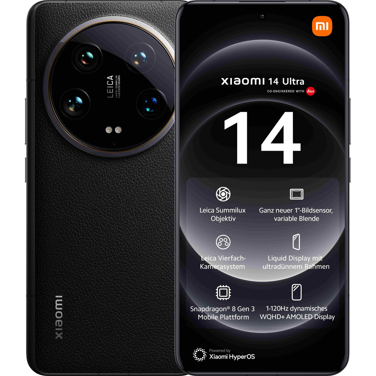 Smartphone Xiaomi 14 Ultra 6,73″ 16 GB 512 GB Black