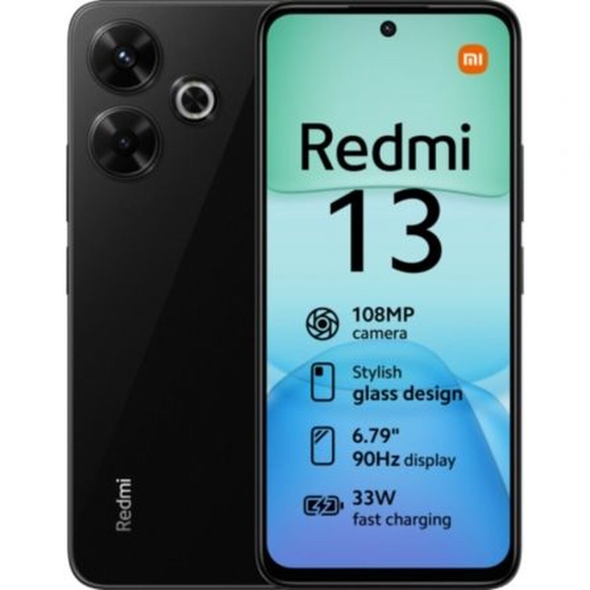 Smartphone Xiaomi Redmi 13 6,79″ 6 GB RAM 128 GB Black Midnight black