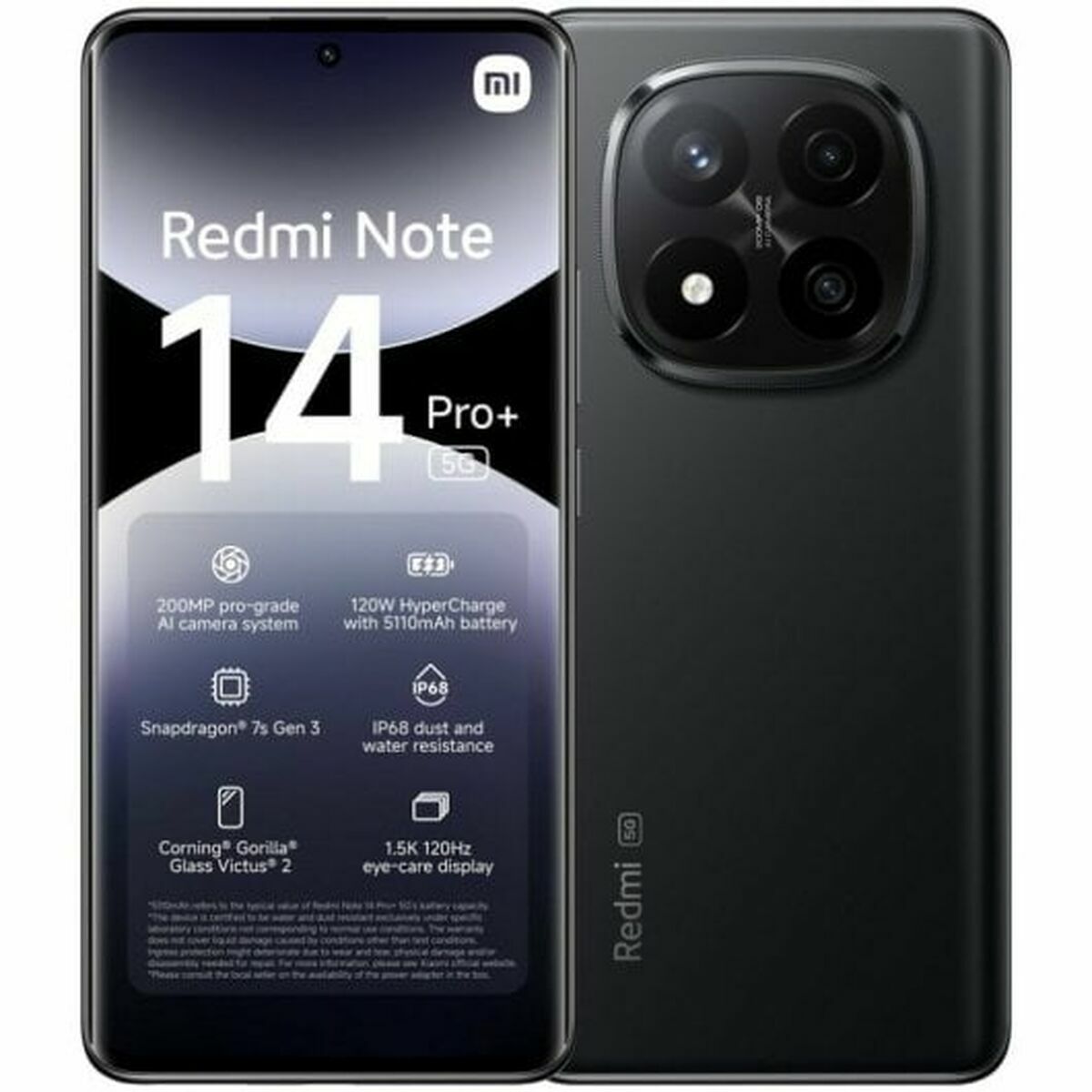 Smartphone Xiaomi MZB0I9OEU 6,67″ 8 GB RAM 256 GB Black Midnight black