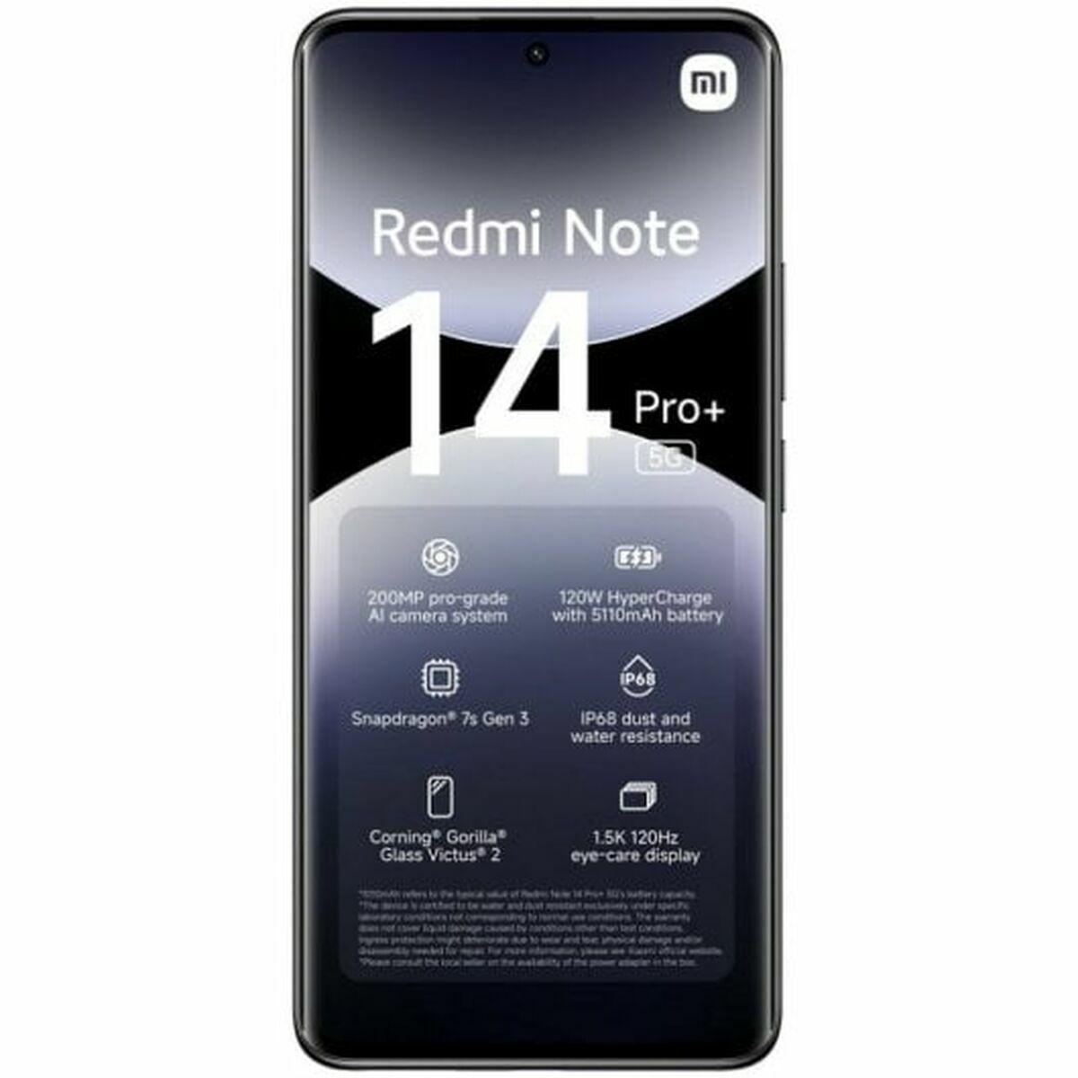 Smartphone Xiaomi MZB0I9OEU 6,67″ 8 GB RAM 256 GB Black Midnight black