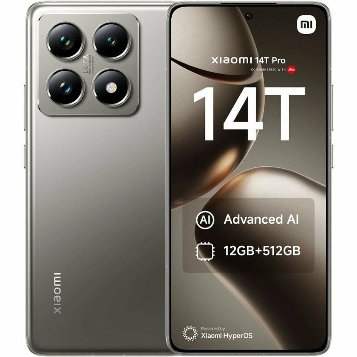 Smartphone Xiaomi 14T Pro Octa Core 12 GB RAM 256 GB Grey
