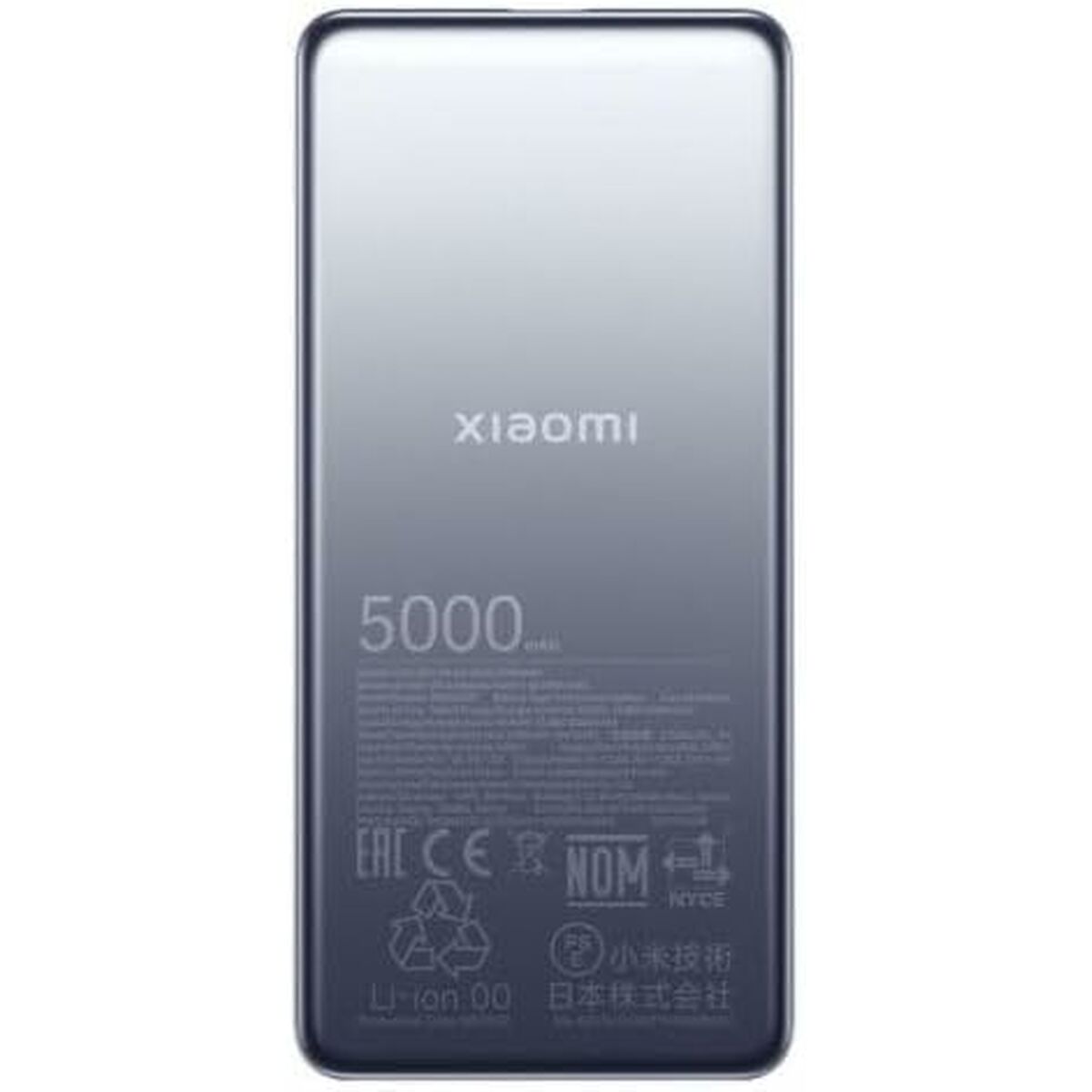 Powerbank Xiaomi Blue Silver