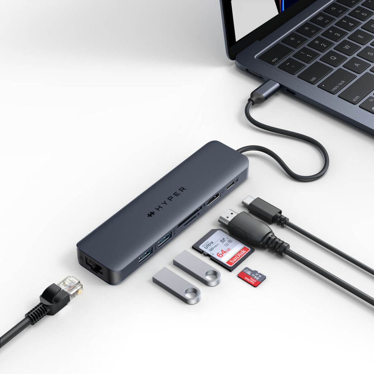 7-Port USB Hub Targus HD4003GL Blue