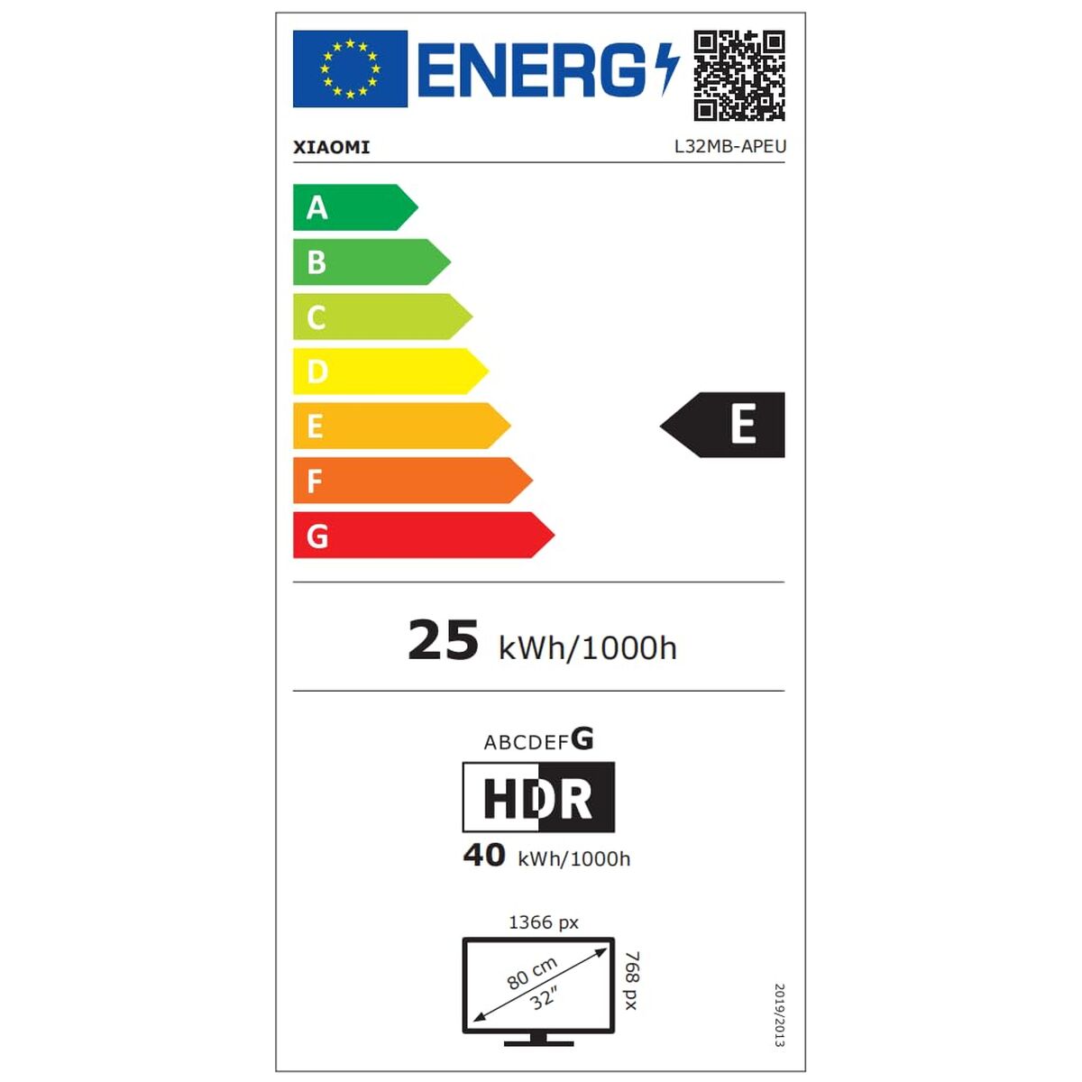 Smart TV Xiaomi A PRO 2026 32″ HD QLED (Refurbished A)