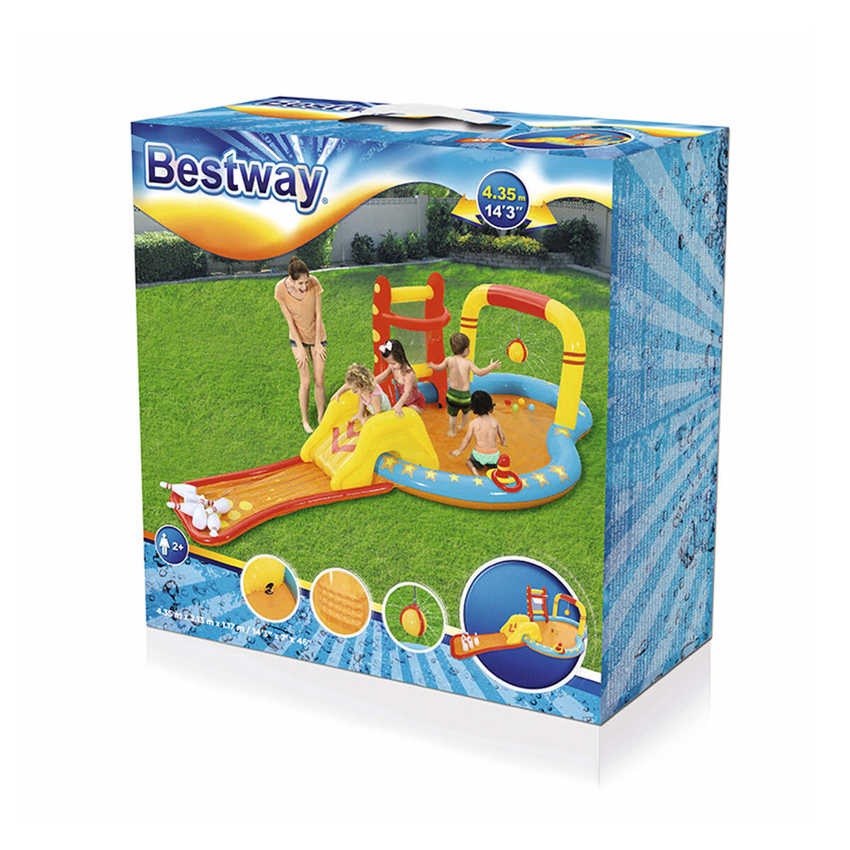 Children’s pool Bestway 435 x 213 x 117 cm Playground