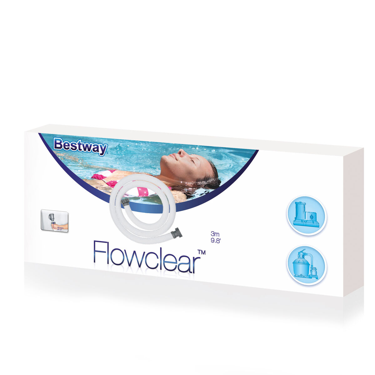 Hose for Water Filter System C/C. MANGUERA 3MX38MM Bestway