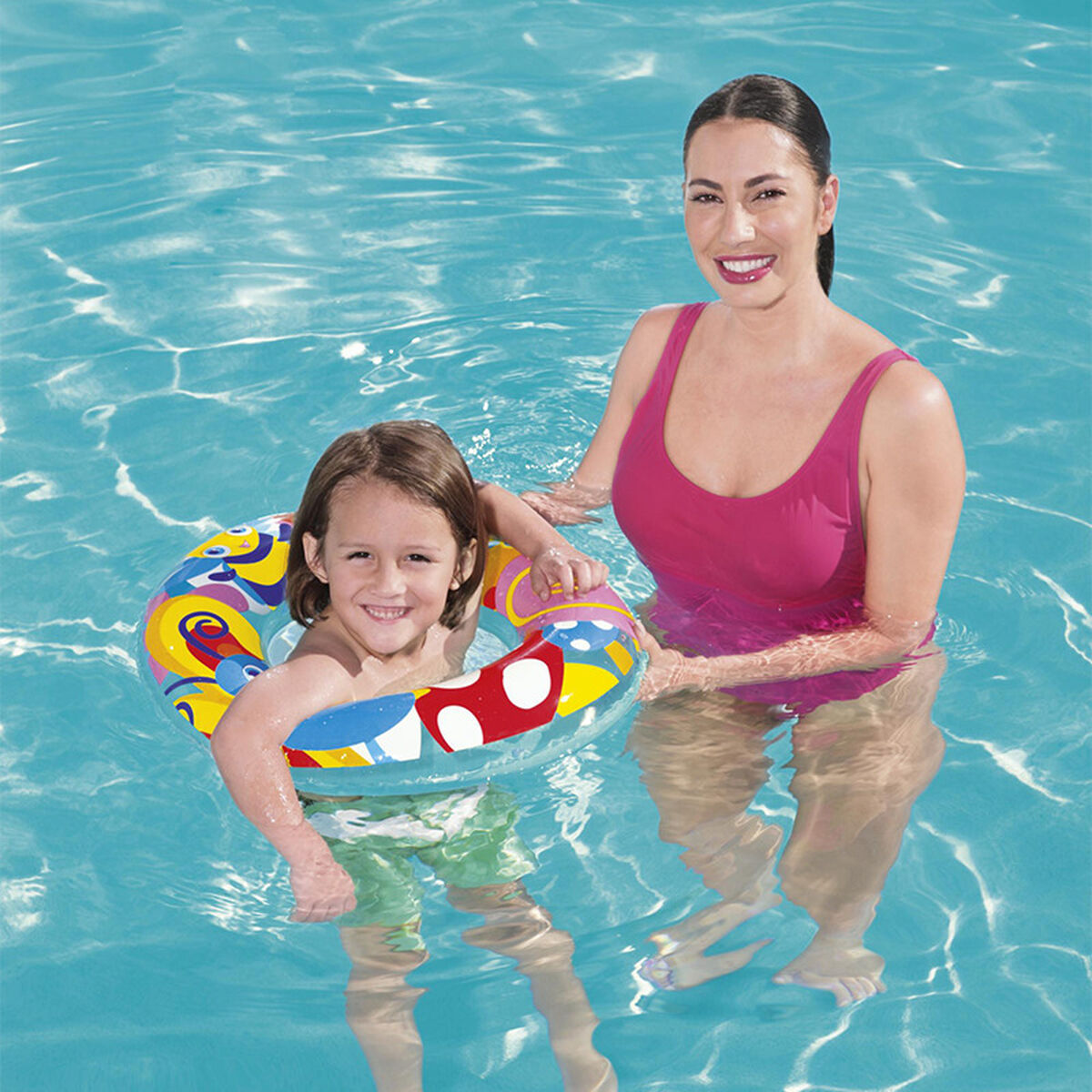 Inflatable Float Bestway Multicolour 48 x 48 x 11 cm