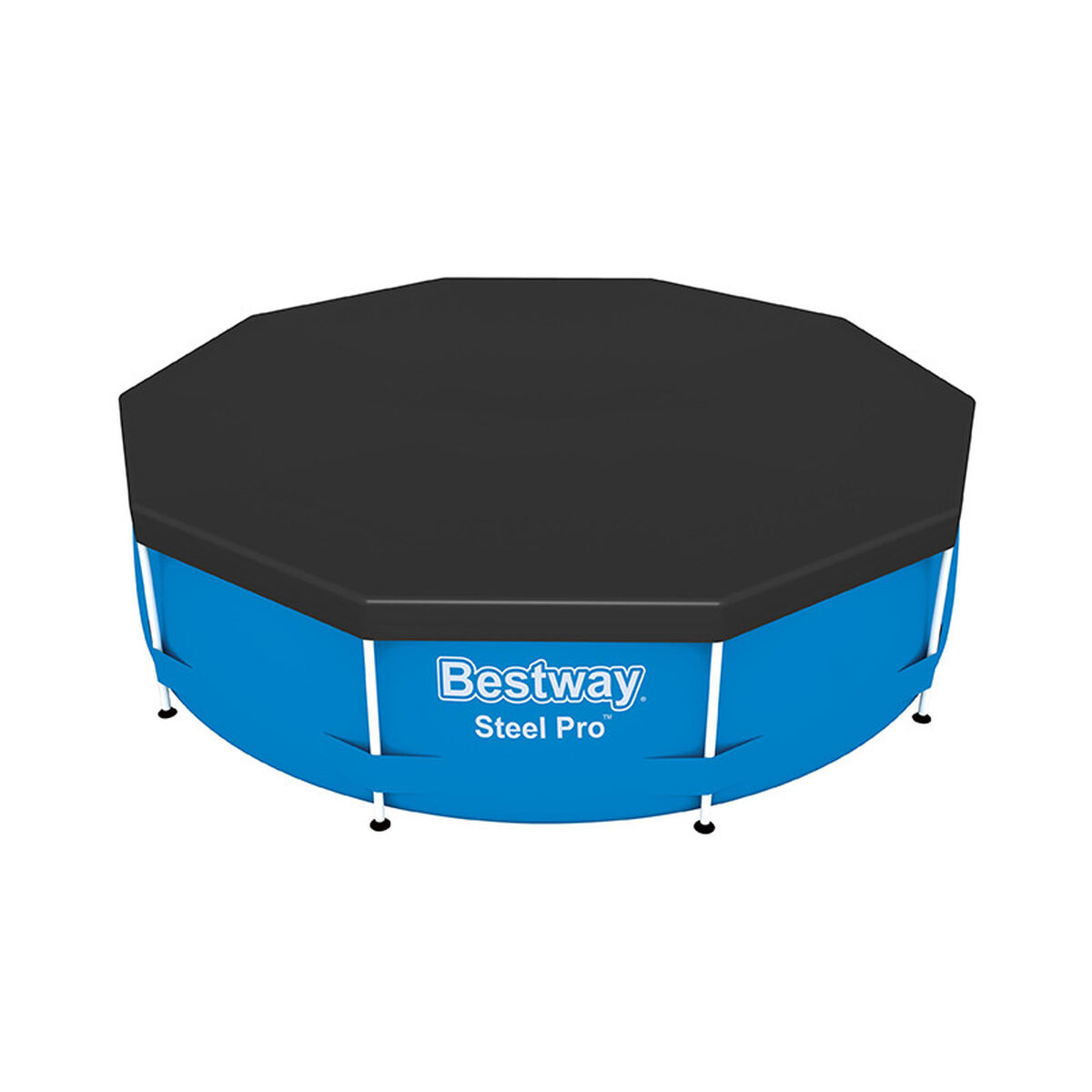 Swimming Pool Cover Bestway Black Ø 305 cm (1 Unit) Swimming Pool Cover Bestway Black Ø 305 cm (1 Unit)
