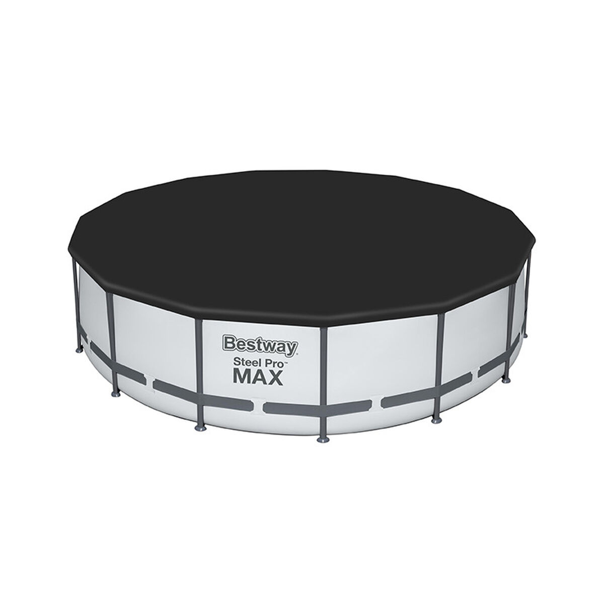 Swimming Pool Cover Bestway Black Ø 457 cm (1 Unit) Swimming Pool Cover Bestway Black Ø 457 cm (1 Unit)