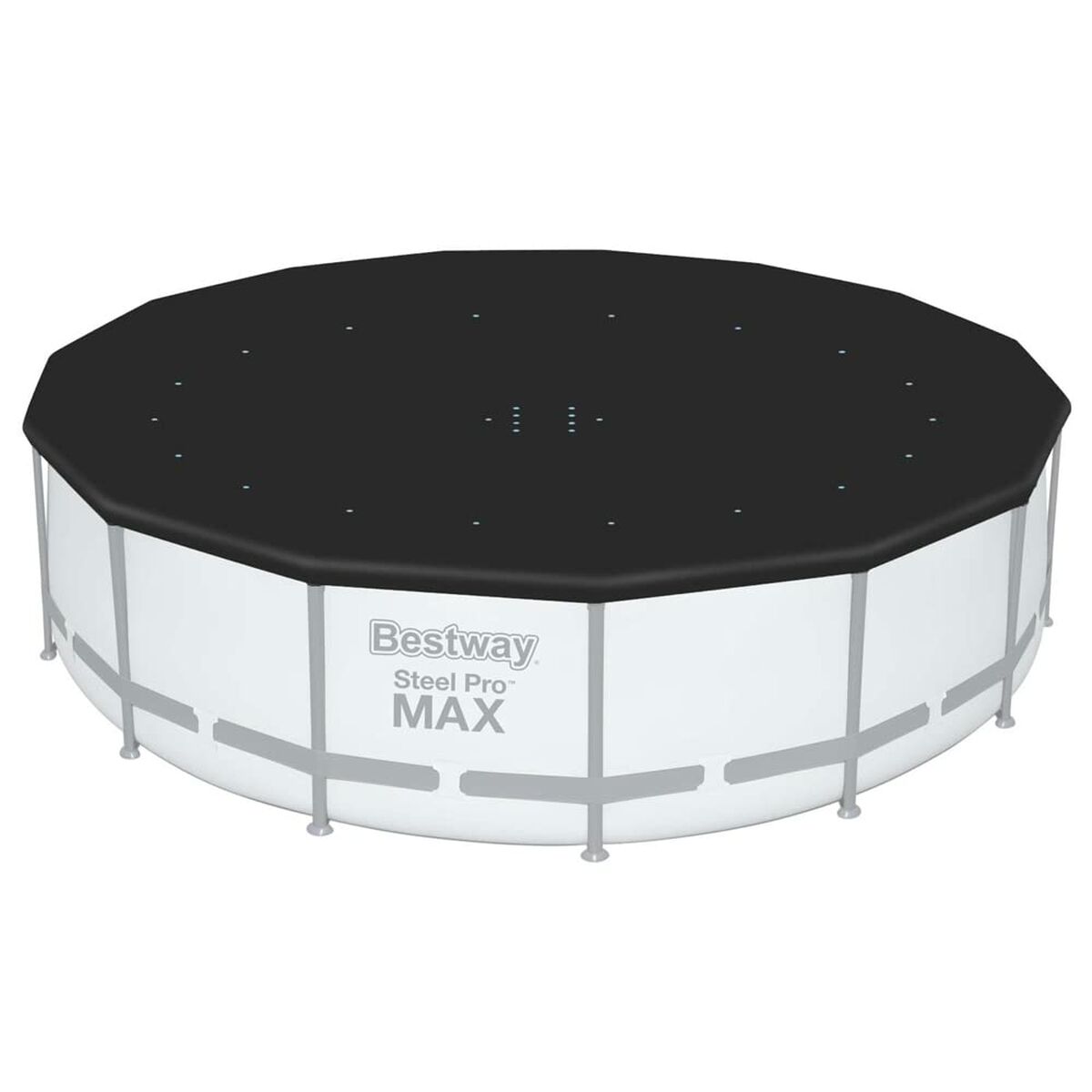 Swimming Pool Cover Bestway Black Ø 457 cm (1 Unit)