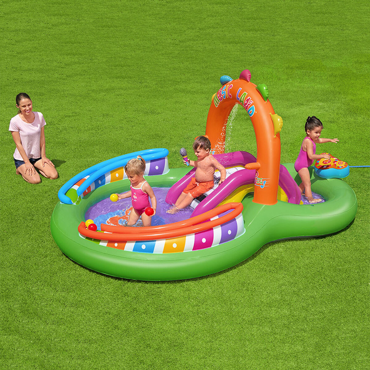 Children’s pool Bestway Musical 295 x 190 x 137 cm Playground