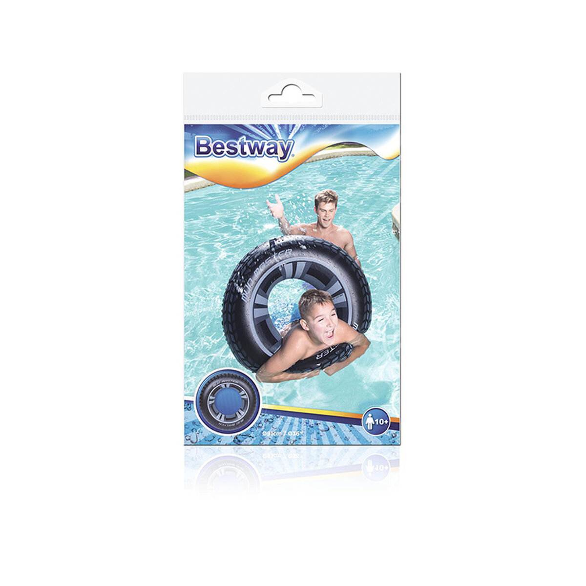 Inflatable Wheel Bestway Multicolour Rueda 91 cm