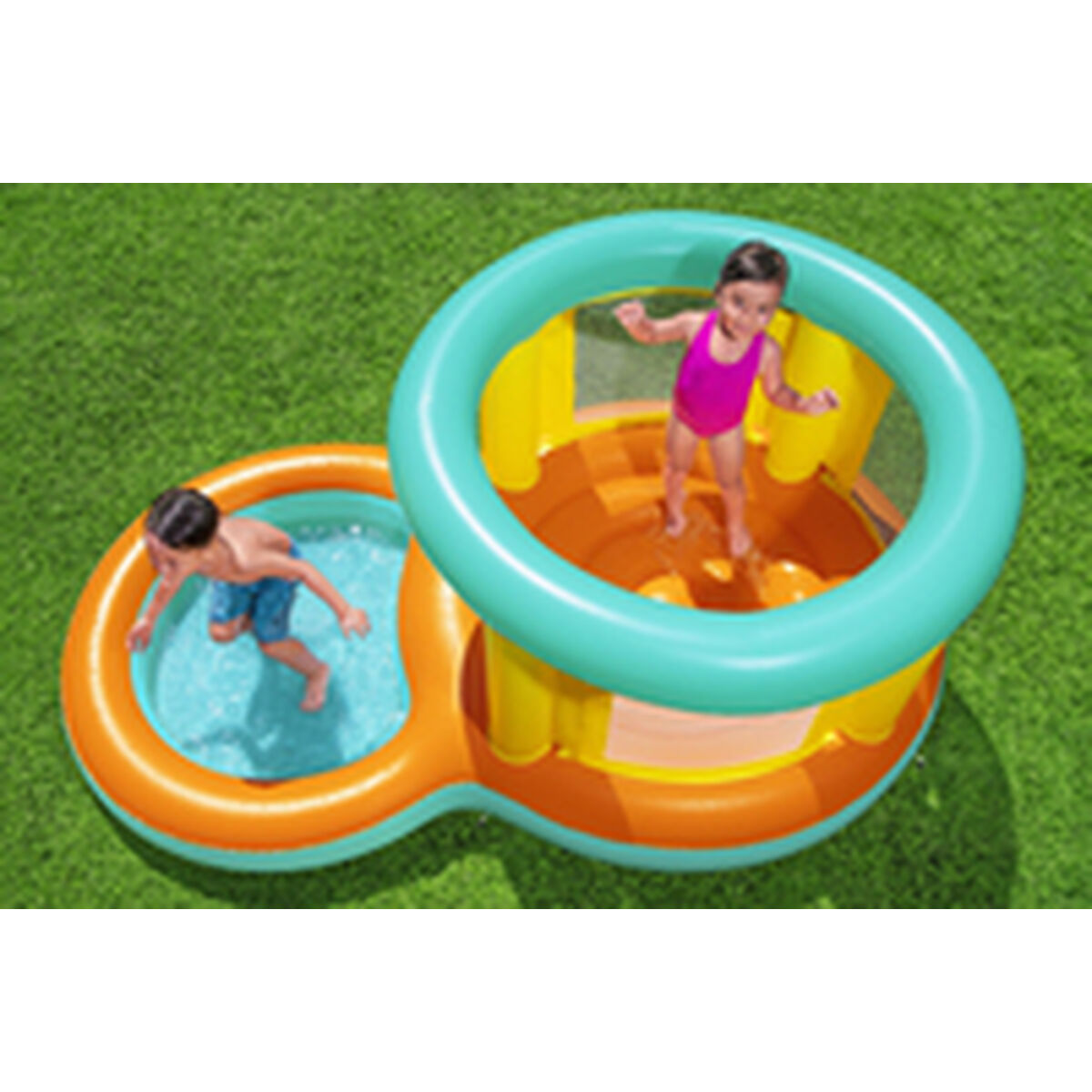 Children’s pool Bestway 239 x 142 x 102 cm 70 L Playground
