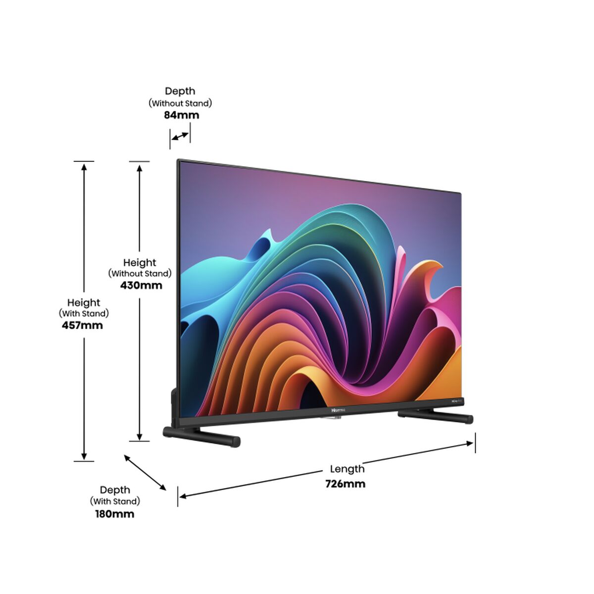 Smart TV Hisense 32A5NQ Full HD 32″ LED HDR D-LED QLED