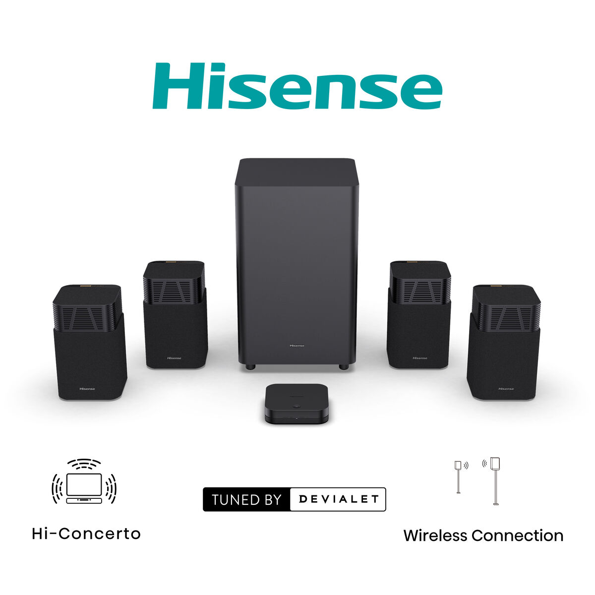 Soundbar Hisense HT SATURN Black