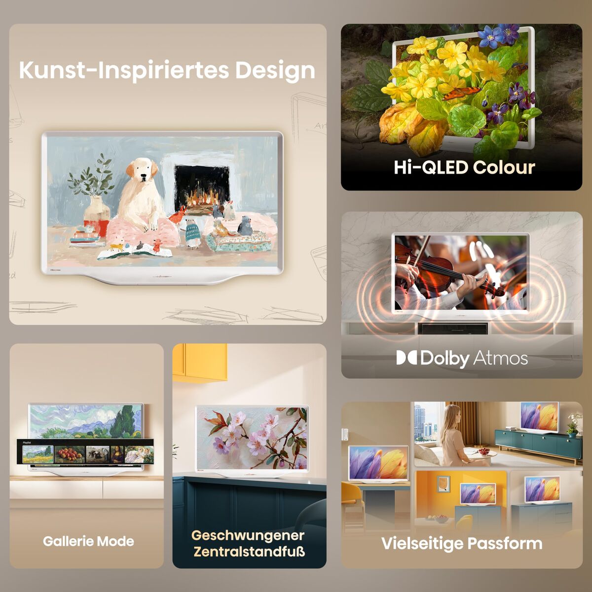 Smart TV Hisense 32S5Q Full HD 32″ HDR QLED