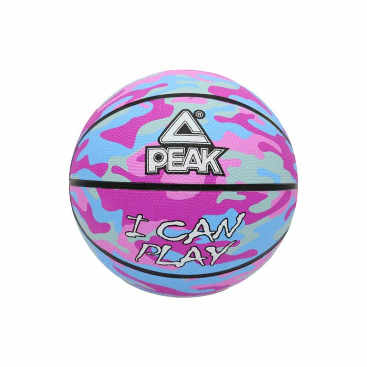 Basketball Ball Peak Peak Camo Ball Blue Light Pink (Size 5) Basketball Ball Peak Peak Camo Ball Blue Light Pink (Size 5)