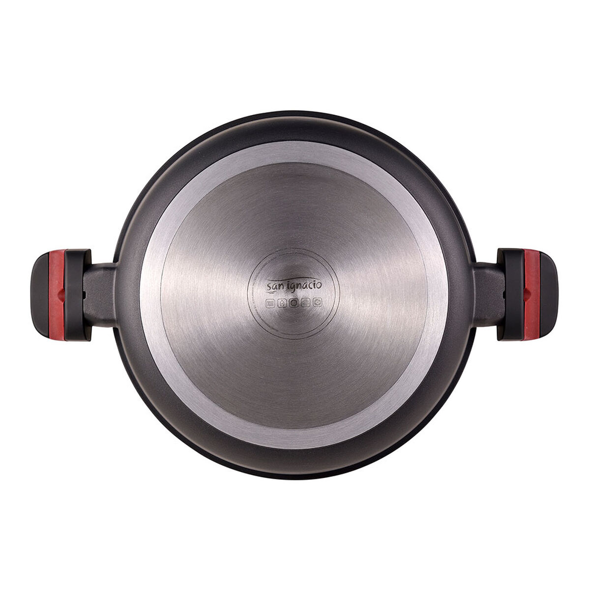 Casserole with Lid San Ignacio denia experto Cast aluminium Red