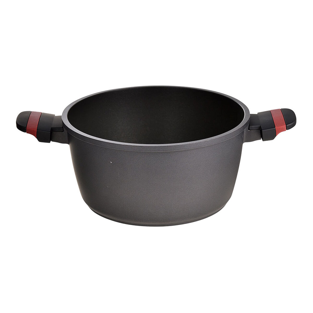 Casserole with lid San Ignacio denia experto Black Red  24 cm