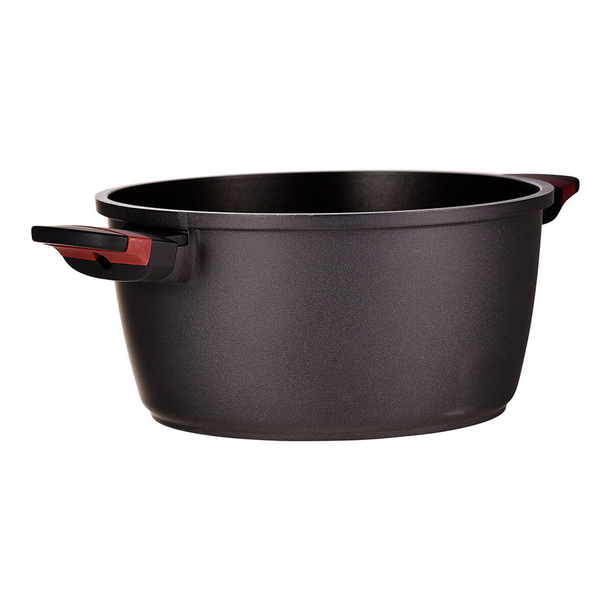 Casserole with lid San Ignacio denia experto Black Red  24 cm