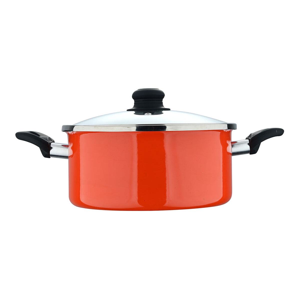 Casserole with lid San Ignacio valencia experto Orange Carbon steel