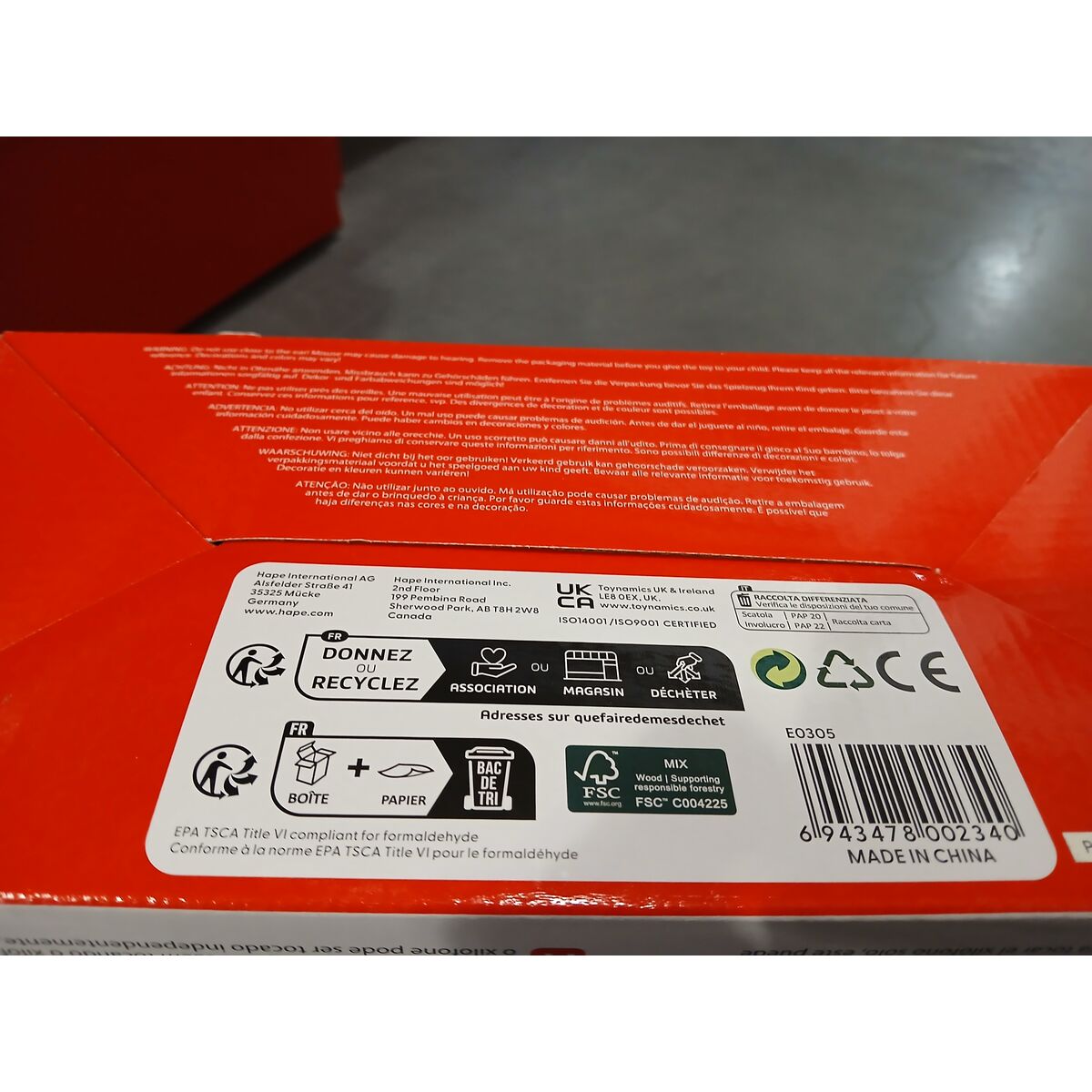 Musical Toy Pound and Tap Bench 24 x 15 x 13,5 cm